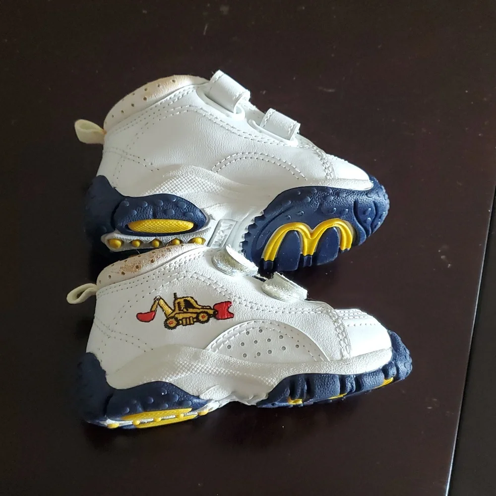 McKids Trucker White and Navy Baby Walkers